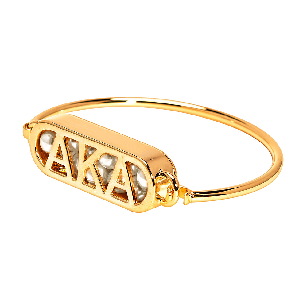 AKA Floating Pearl Bracelet (Gold) 1