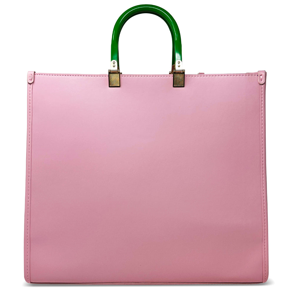 Pink Raised AKA Embossed Stitch Tote