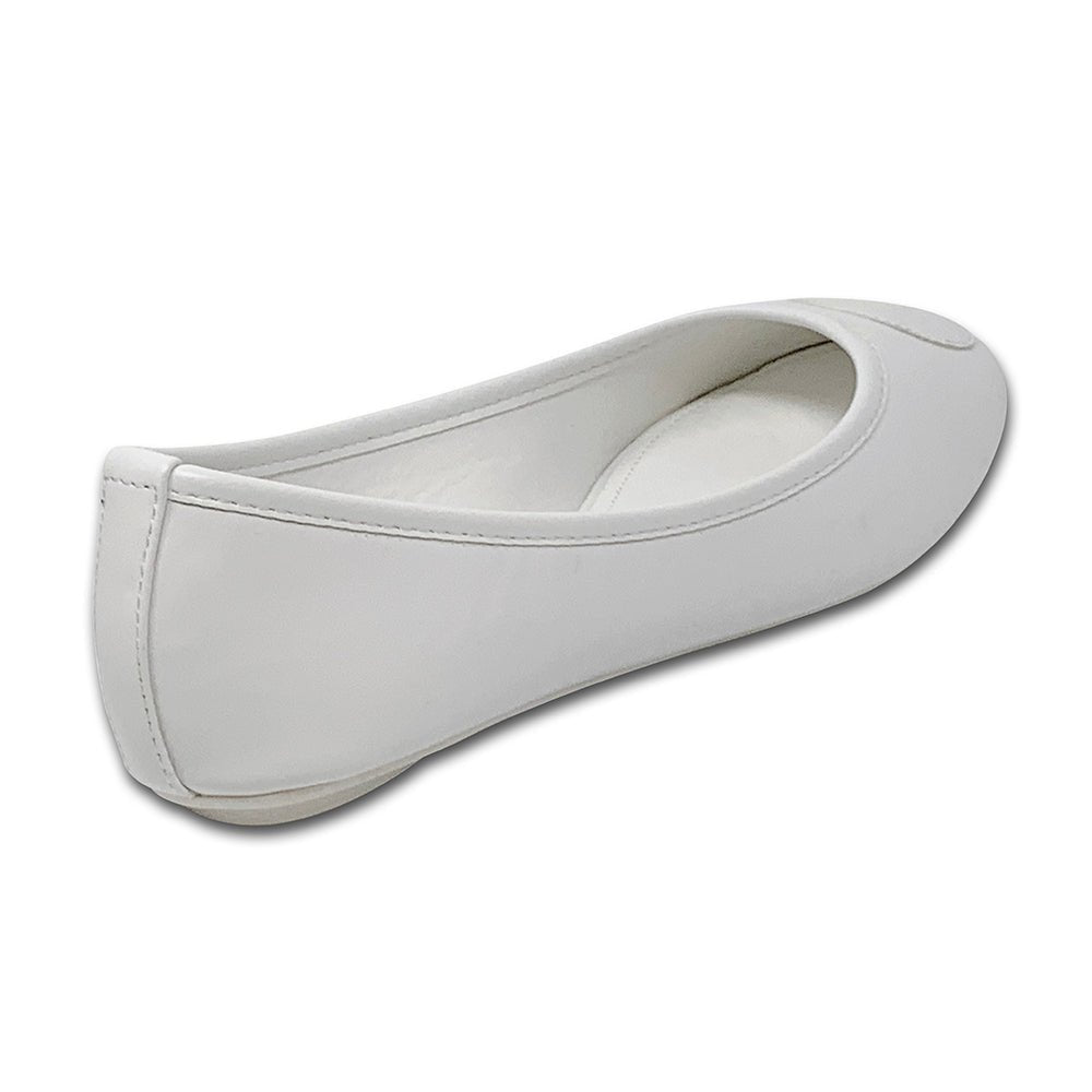 AKA Ballet Flats | Uninterrupted White AKA Flat - 7.5 AKA Ballet Flats | Uninterrupted White AKA Flat - 7.5
