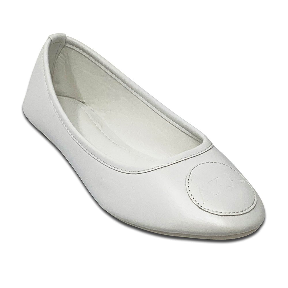 AKA Ballet Flats | Uninterrupted White AKA Flat